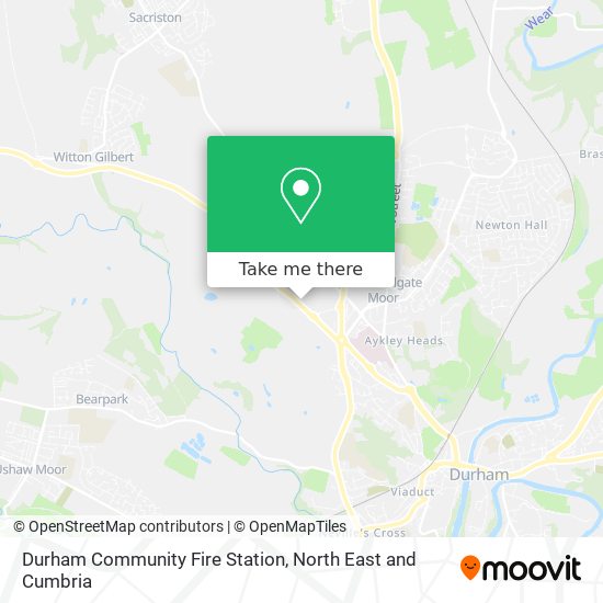 Durham Community Fire Station map