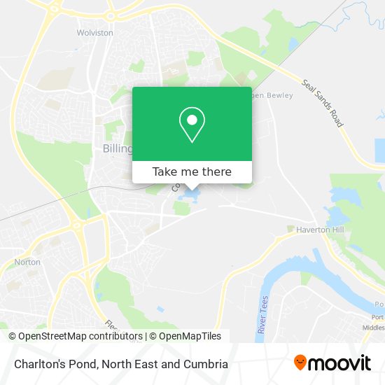 Charlton's Pond map