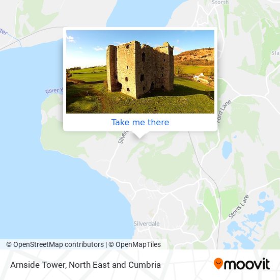 Arnside Tower map
