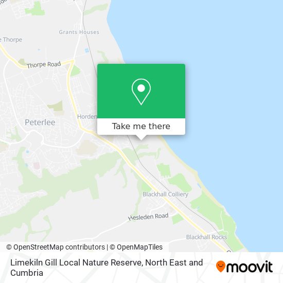 Limekiln Gill Local Nature Reserve map