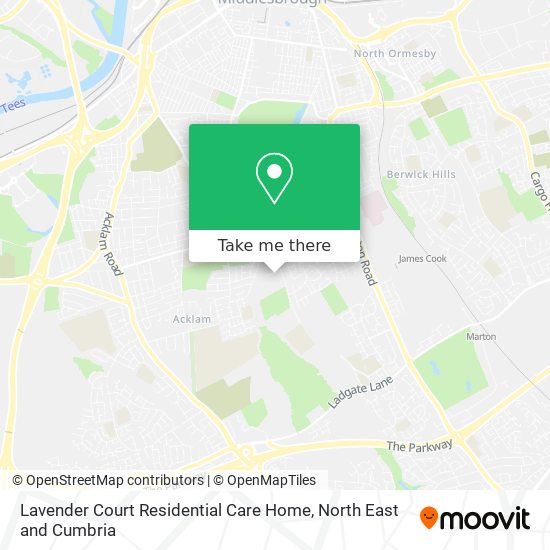 Lavender Court Residential Care Home map