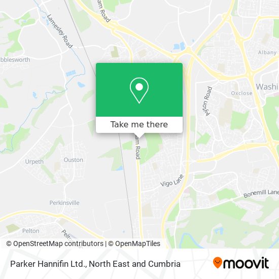Parker Hannifin Ltd. map