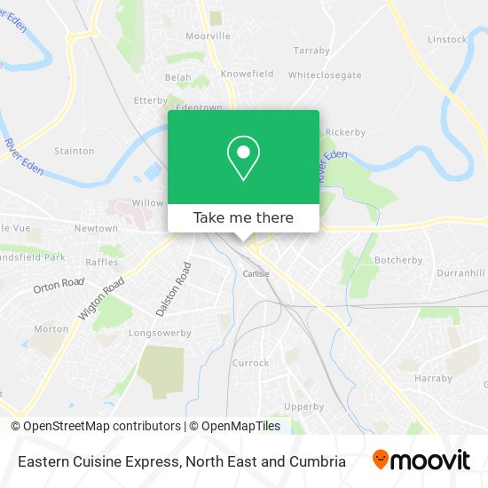 Eastern Cuisine Express map