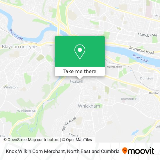 Knox Wilkin Corn Merchant map