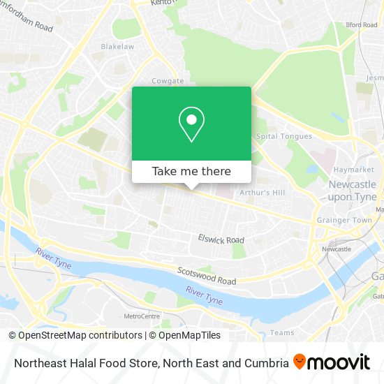 Northeast Halal Food Store map