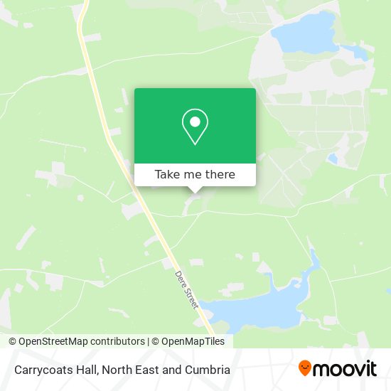 Carrycoats Hall map