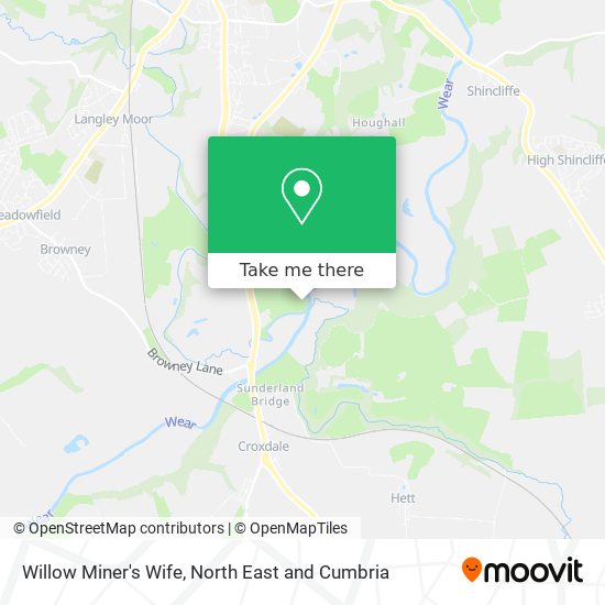 Willow Miner's Wife map