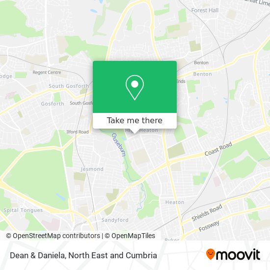 Dean & Daniela map