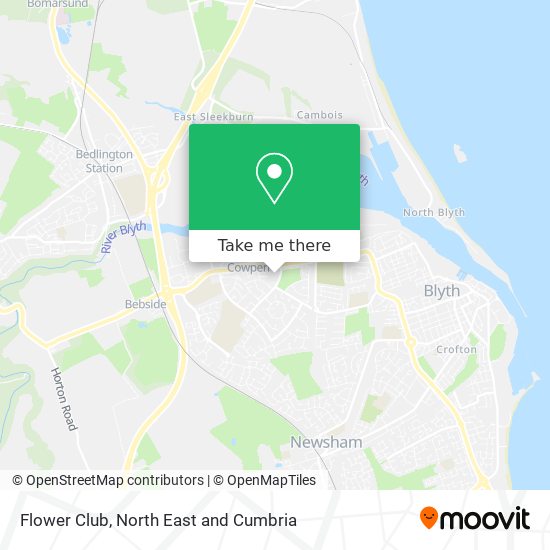 Flower Club map