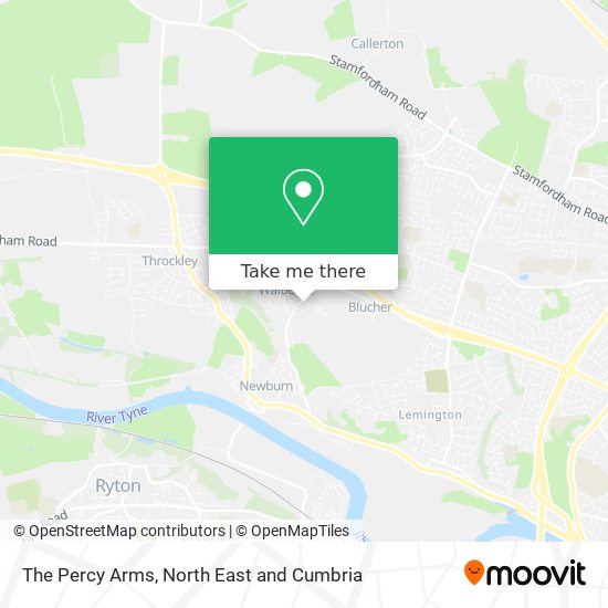 The Percy Arms map
