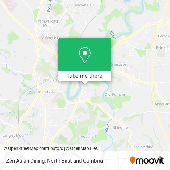 Zen Asian Dining map