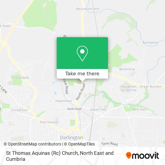 St Thomas Aquinas (Rc) Church map