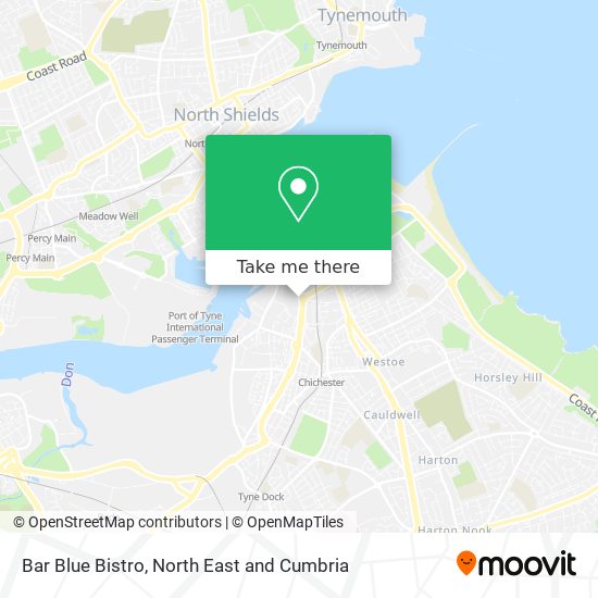 Bar Blue Bistro map