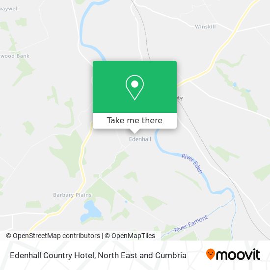 Edenhall Country Hotel map