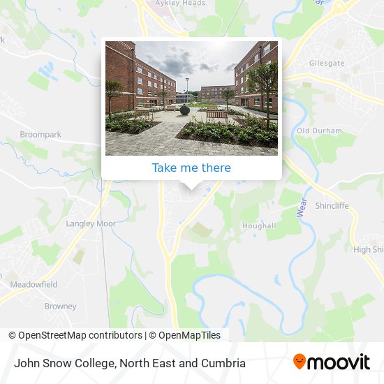 John Snow College map