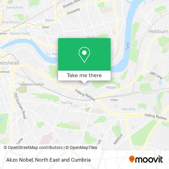 Akzo Nobel map