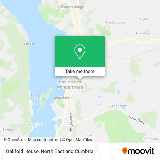 Oakfold House map