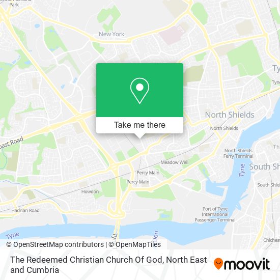 The Redeemed Christian Church Of God map