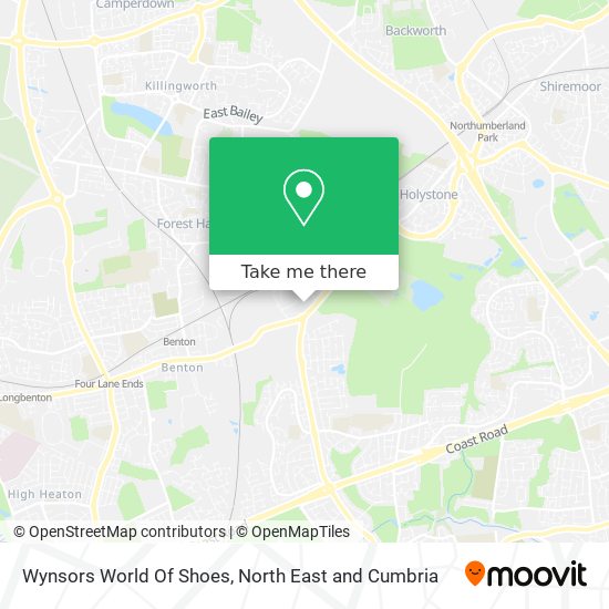 Wynsors World Of Shoes map