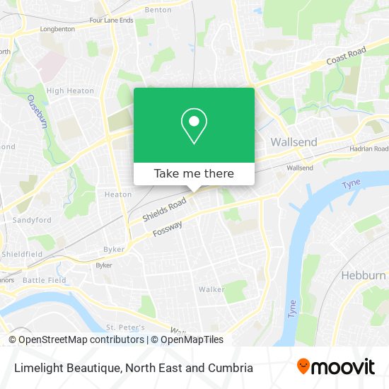 Limelight Beautique map