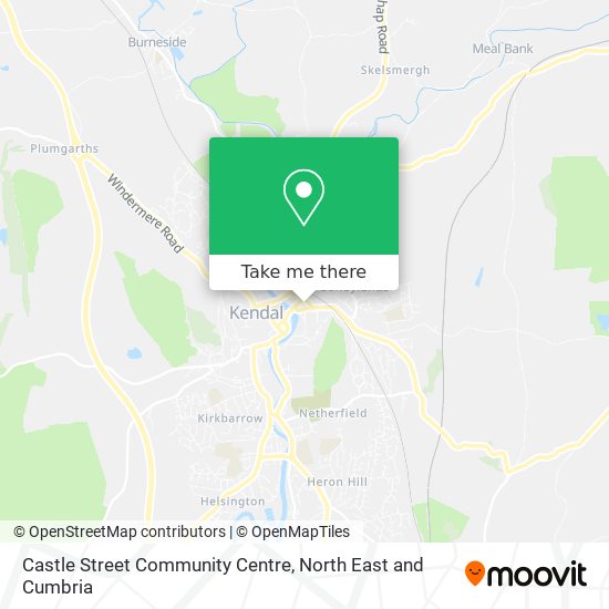 Castle Street Community Centre map