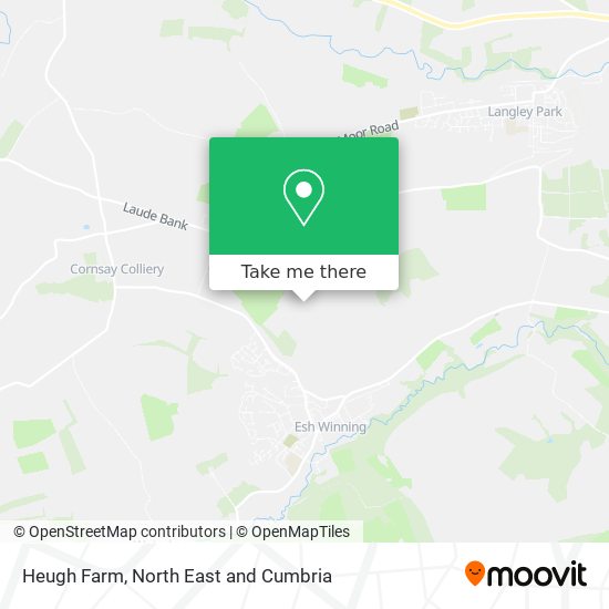 Heugh Farm map