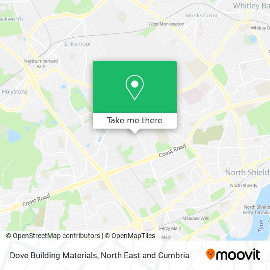 Dove Building Materials map