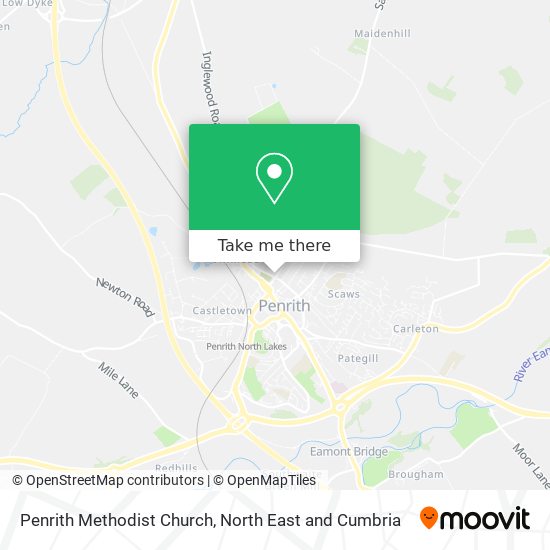 Penrith Methodist Church map