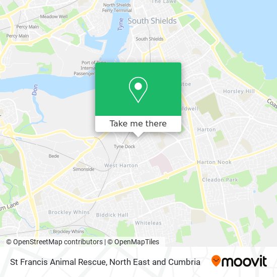 St Francis Animal Rescue map