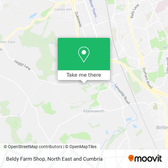 Beldy Farm Shop map