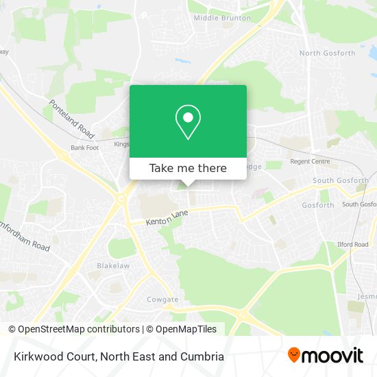 Kirkwood Court map