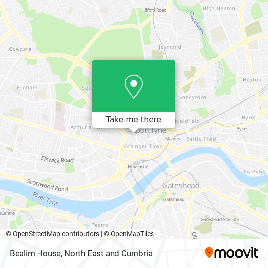 Bealim House map