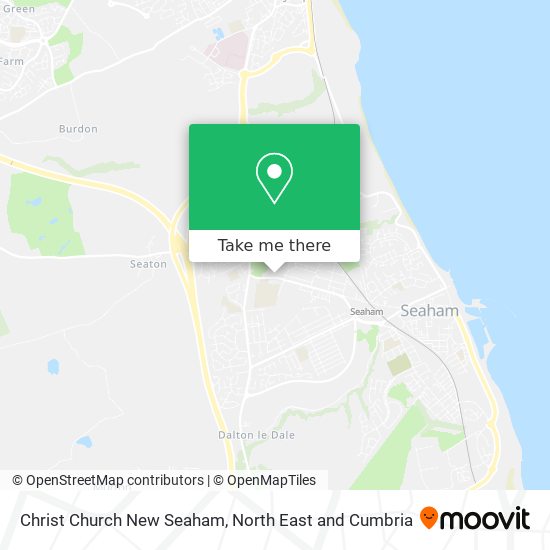 Christ Church New Seaham map