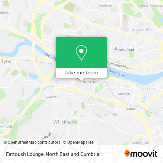 Fattoush Lounge map