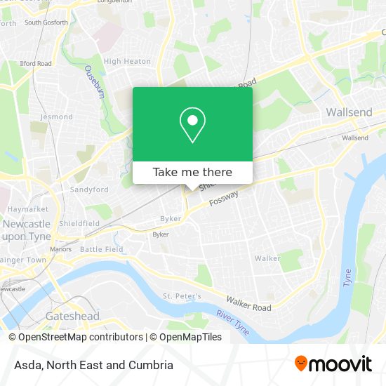 Asda map