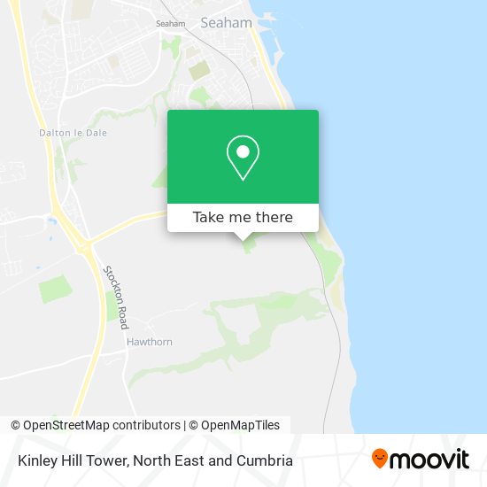 Kinley Hill Tower map