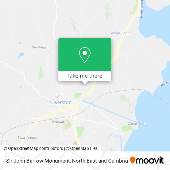 Sir John Barrow Monument map