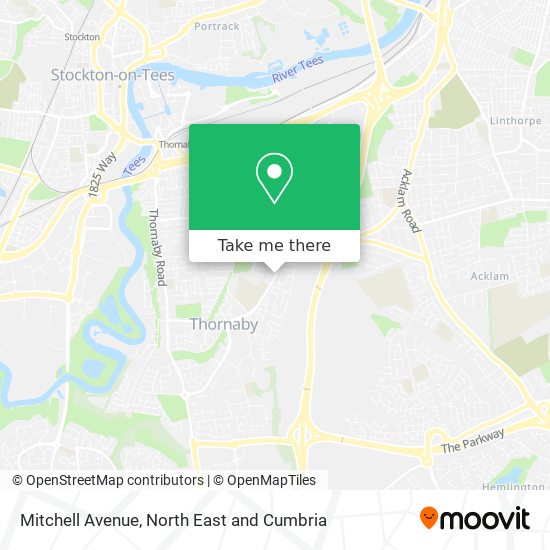 Mitchell Avenue map