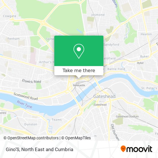 Gino’S map
