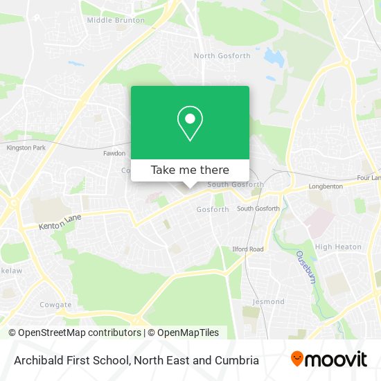 Archibald First School map