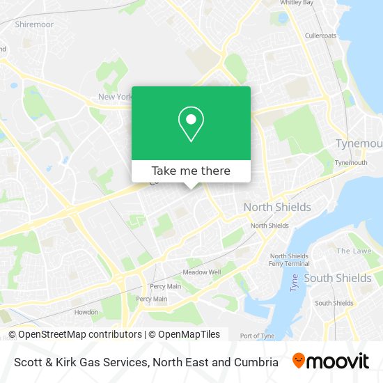 Scott & Kirk Gas Services map