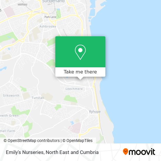 Emily's Nurseries map