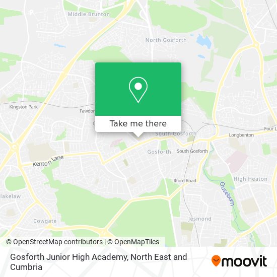 Gosforth Junior High Academy map