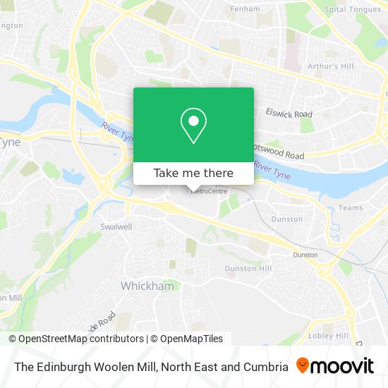 The Edinburgh Woolen Mill map