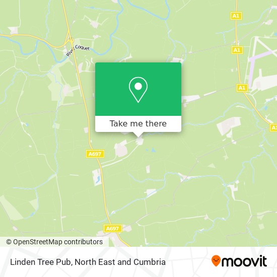 Linden Tree Pub map