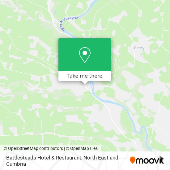 Battlesteads Hotel & Restaurant map