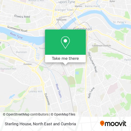 Sterling House map