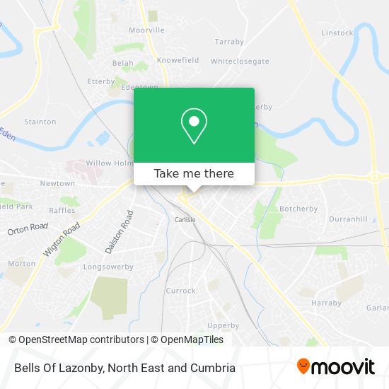 Bells Of Lazonby map