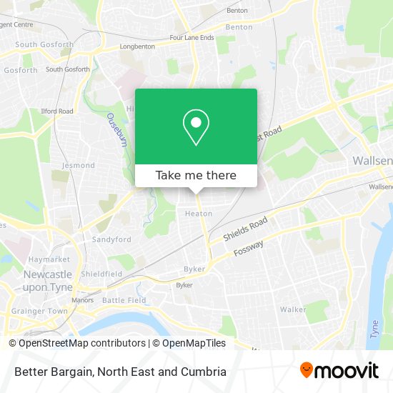 Better Bargain map