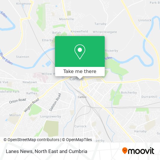 Lanes News map
